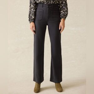 Faherty stretch terry patch pocket pant in washed black size 29